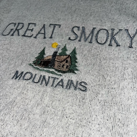 Vtg Smoky Mountains Sweatshirt - Picture 2 of 4
